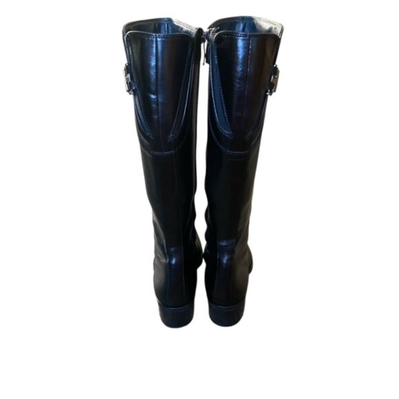 Paul Green Black Leather Riding Boots UK 3 US 5.5 - Picture 5 of 9